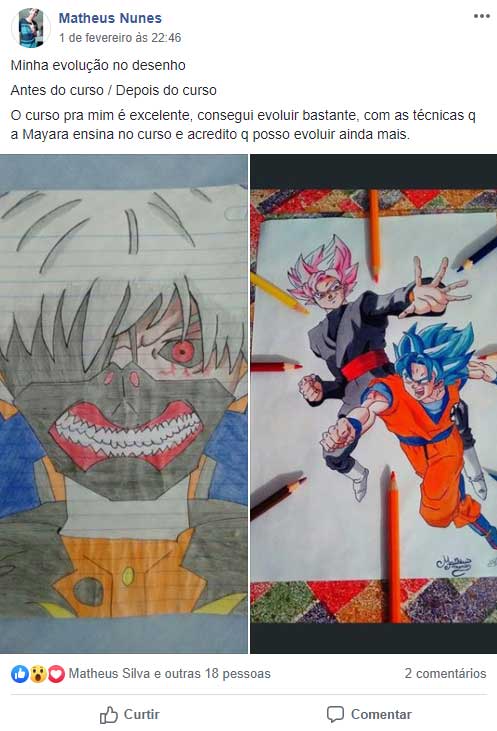 Eu Quero Desenhar - Quer Aprender a Desenhar e a colorir Animes? . .  INSCREVA-SE Curso Colorindo Fan Art ou Fan Art 2.0 . Aprenda a Desenhar e a  colorir seu personagem